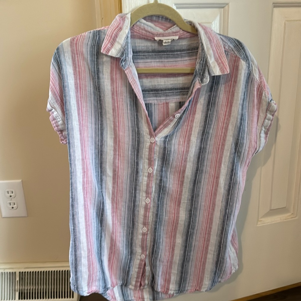 Beachlunchlounge short sleeve button up